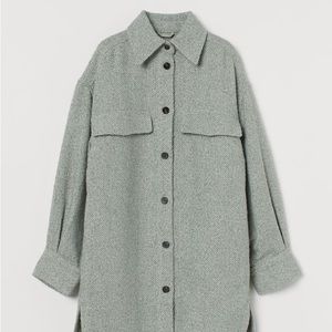 Light Green Tweed Jacket | H&M